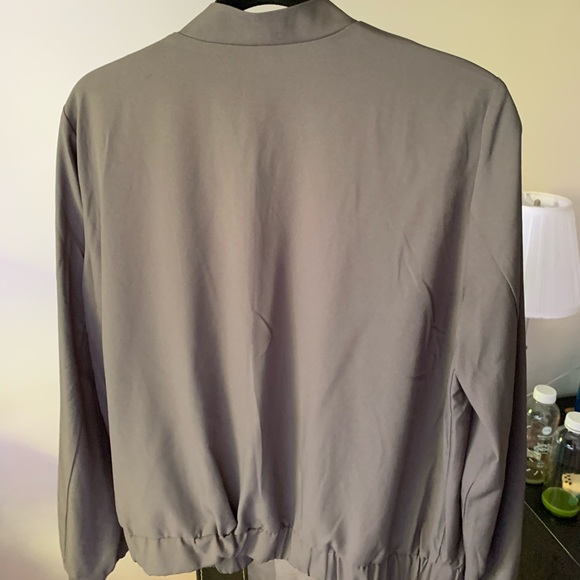 Grey/Green Dynamite Bomber Jacket - Picture 2 of 3